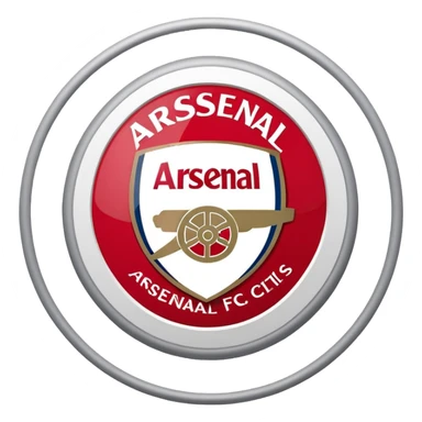 arsenal FC logo sticker