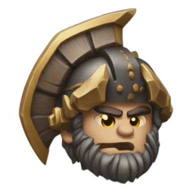 Clash of clan barbarian king emoji sticker