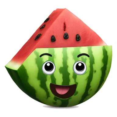 Crazy watermelon with roast dinner  sticker