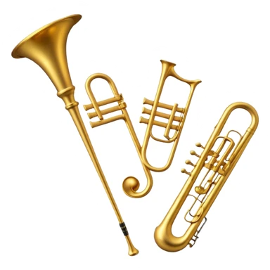 robot Create a sophisticated and elegant emoji that represents orchestration and arrangement. The design should feature a conductor’s baton, musical notes, and a symphonic score, symbolizing the process of arranging and orchestrating music. Incorporate instruments like a violin, trumpet, sticker