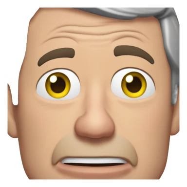 Nigel Farage pog expression sticker