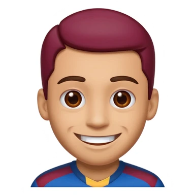 Insta emoji fc barcelona sticker