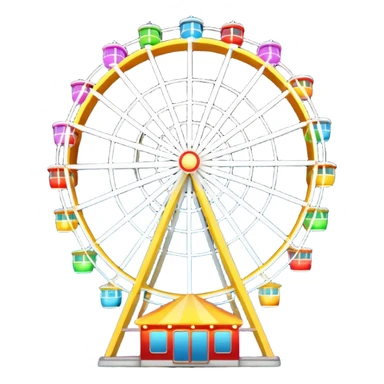 Ferris Wheel with lights
 sticker