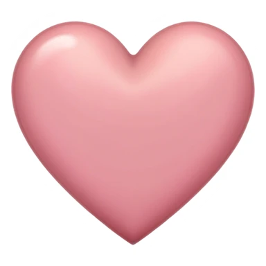 Brownish pink heart sticker