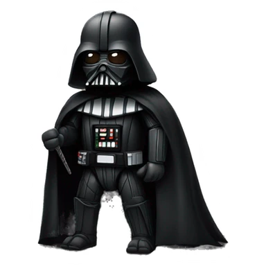 Dark vador sur un dinosaure  sticker