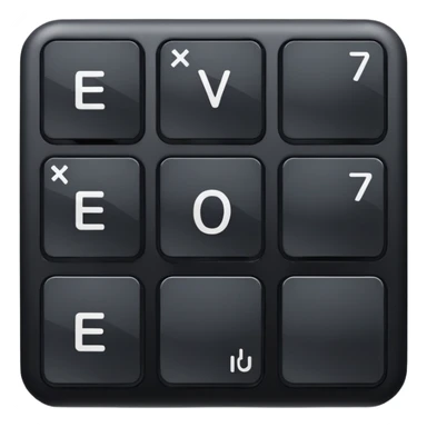 Keyboard Key sticker