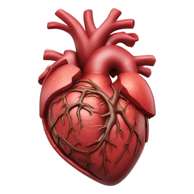 Heart pumping out of chest  sticker