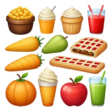 create some lunch emojis for slack sticker