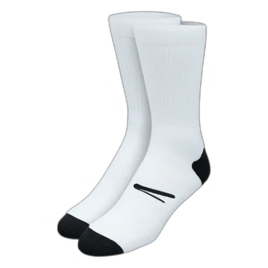 White nike socks sticker