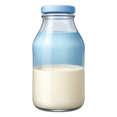 Baby milk bottle sticker