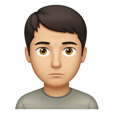 thinking guy sticker