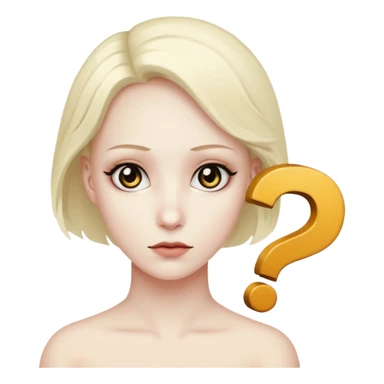 mysterious figure with mark ? sticker