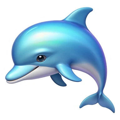 Aesthetic dolphin sticker