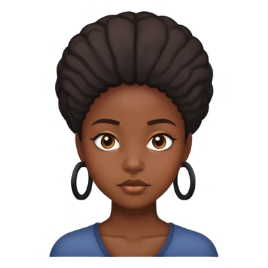 Side eye mean black girl sticker