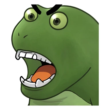 Girl screaming  sticker