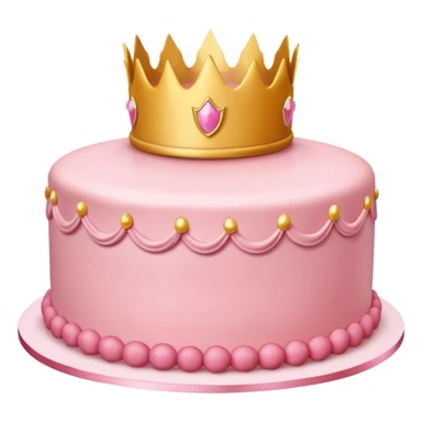 Princess peach cake sticker