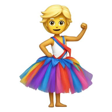 tutu trump sticker
