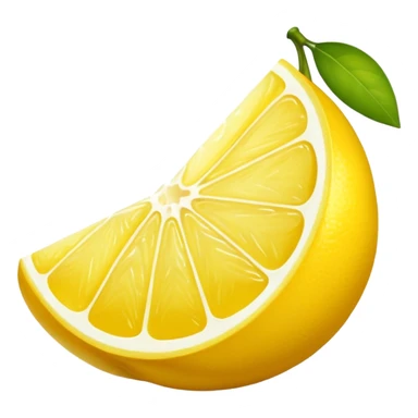 lemon wedge
 sticker