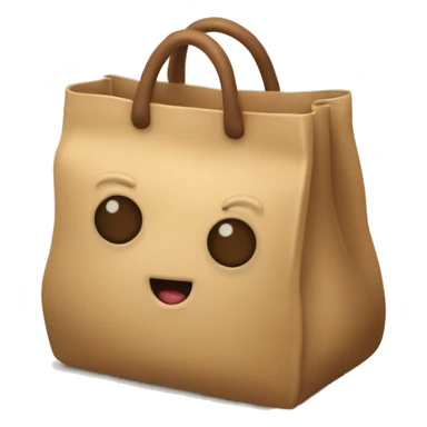 tan bag with twooo round things in it making an imprint on the outside but make the bag look like hairy skin sticker