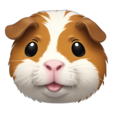 Guinea pig emoji emotions set of 6 sticker