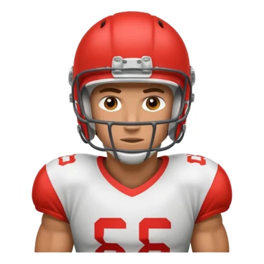 american football player sticker