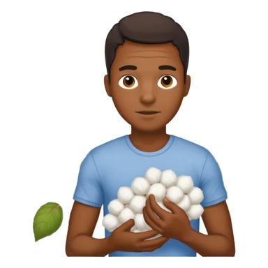 black man picking cotton sticker