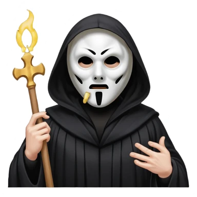 Ghostface from the Scream movie sticker