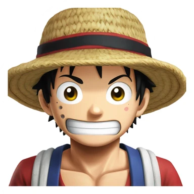 luffy from one piece gear 5  sticker