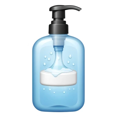 A bottle of handwashing soap sticker