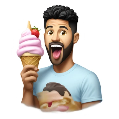 Steven Furtick licking ice cream sticker