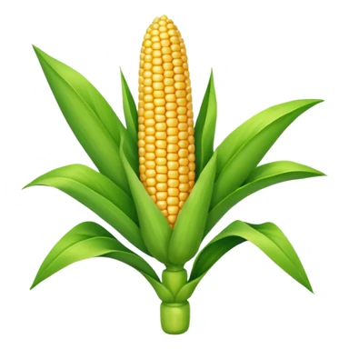 Make the wilted rose emoji but a stalk of corn sticker