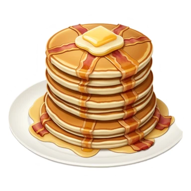 Big yummy breakfast that smells good sticker