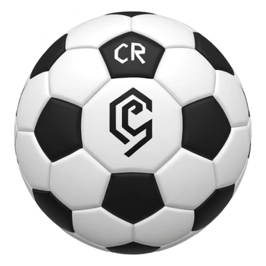 Sa un emoji de balón de CR7  sticker
