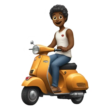 Crie uma vespa divina sticker