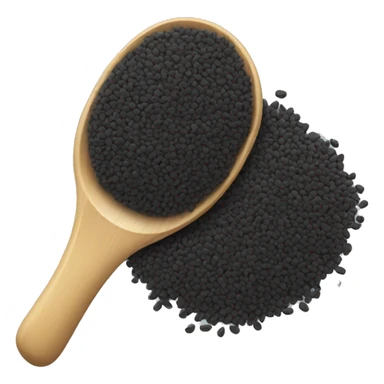 Black sesame seeds sticker