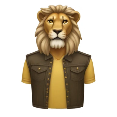 León con un ladron sticker