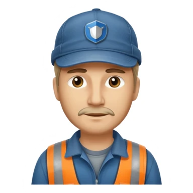 truck driver high quality sticker