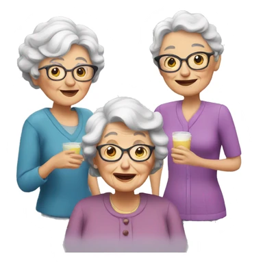 Granny with a friends sticker