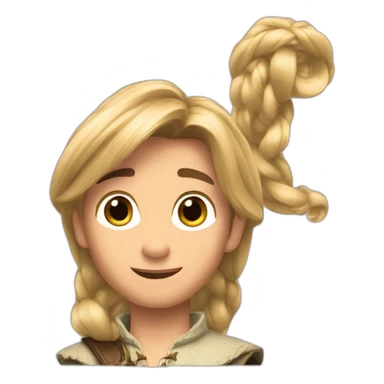 rapunzel flynn rider sticker