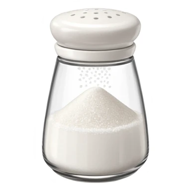 a salt shaker sprinkling salt sticker