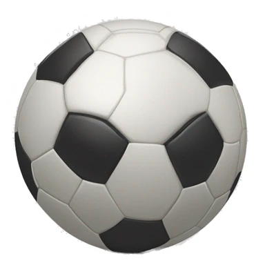 Emoji de una pelota de futbol con cara triste sticker