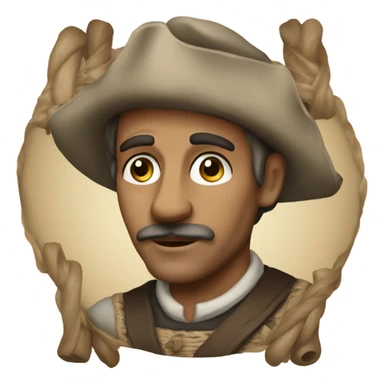 European settlers during the colonial era. sticker