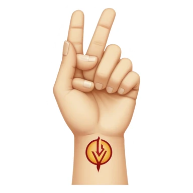 “A raised fist with a Venus symbol tattoo, representing feminist resistance and empowerment. sticker