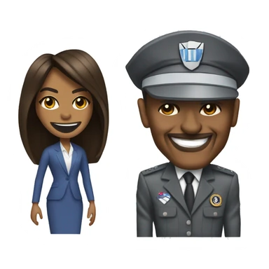 Megatron and Michelle Obama sticker