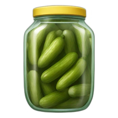 Jar of pickles sticker
