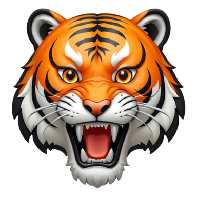 Harrisburg High School Tiger Logo sticker