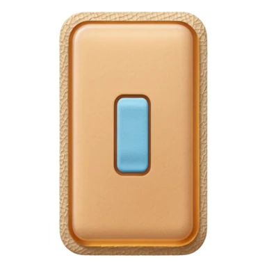 a tan band aid sticker