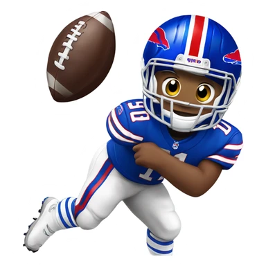 Josh Allen buffalo bills football player  sticker