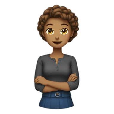 Femme bourré qui tombe par terre sticker