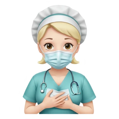 a nurse in distress sticker